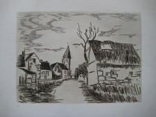 DE VLAMINCK MAURICE GRAVURE