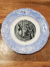 Assiette parlante Jeanne D'arc porcelaine opaque de Gien N°3