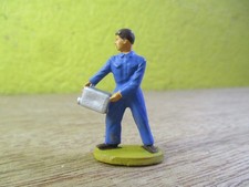 1/43  40mm STARLUX REF 1026 MECANICIEN  AVEC JERRYCAN GARAGE DECOR ACCESSOIRE