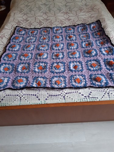 Plaid vintage crochet en - au,