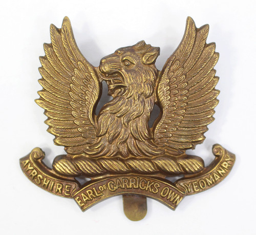 Cap badge ayrshire - badge,