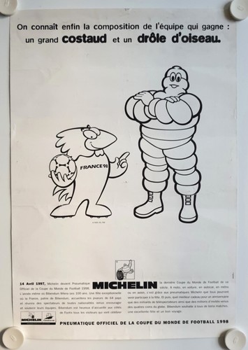 Affiche michelin pneumatique - affiche,