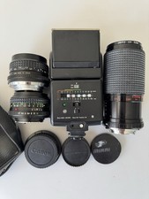 Set de 3 objectifs Minolta, Tokina, Sakar