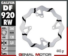 Galfer Disque Frein Devant WAVE FIX GROOVED 260x3SHERCO300 SEF FORK WP-KYB 14>15