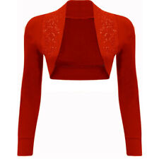 Style - Boléro soirée, fête, cérémonie rouge perlé et pailleté - T. 36/38