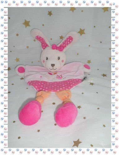 Doudou semi plat lapin - ④,