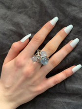 Bague Pianegonda en argent avec pierre bleue