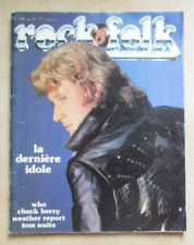 ROCK AND FOLK N° 148 JOHNNY HALLYDAY DUTRONC THE WHO Chuck BERRY Tim BUCKLEY