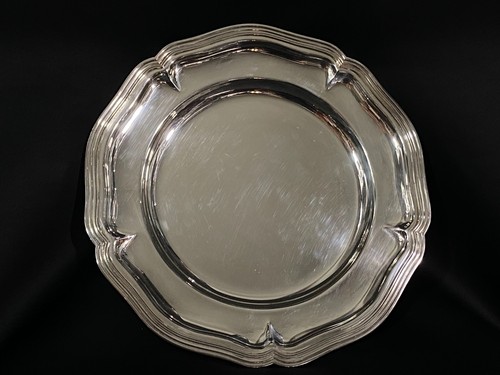 Grand plat rond métal - en,
