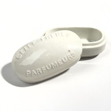 Boite pot porcelaine GELLE Frères Parfumeur 1900s collection flacon parfum 2