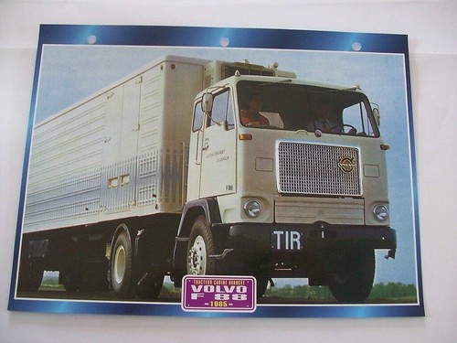 Carte fiche camion tracteur - camion,