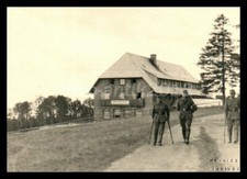 Photo, WW2, Hôpital en montagne, Sdt. avec aide à la marche, 5026-1016