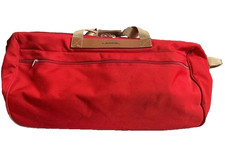 Sac De Voyage Lancel En Toile Solide Vintage