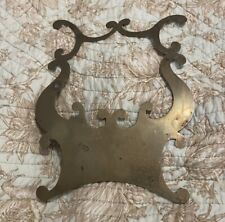 ORIGINAL COMTOISE MORBIER Harp Pendulum Cover Brass Original Part Clock French