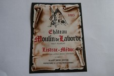 étiquette CHÂTEAU MOULIN de