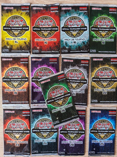 Lot de 13 boosters - yu-gi-oh,