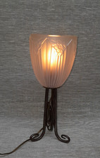lampe ART DECO - Fer Forgé et
