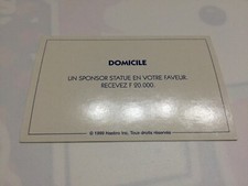 CARTE DOMICILE SPONSOR STATUE