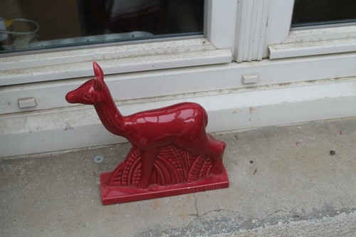 Ceramique art deco biche geo - ceramique,