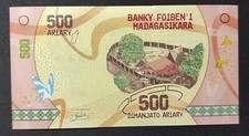 Madagascar billet de 500 ARIARY 2024  Pick- 99  Neuf ( UNC )