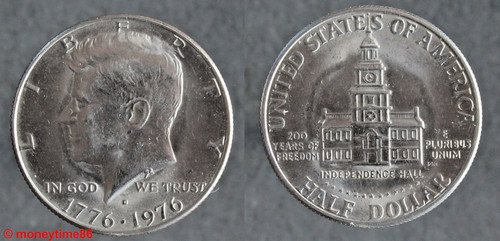 Usa half dollar kennedy 1976 - usa,