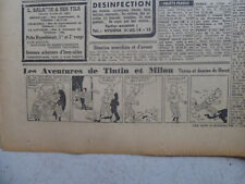 TINTIN / JOURNAL  LE SOIR  NUM 260 / 6  NOV  1941  /TINTIN  L ETOILE MYSTERIEUSE