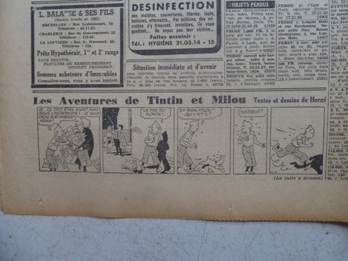 Tintin journal soir num - journal,