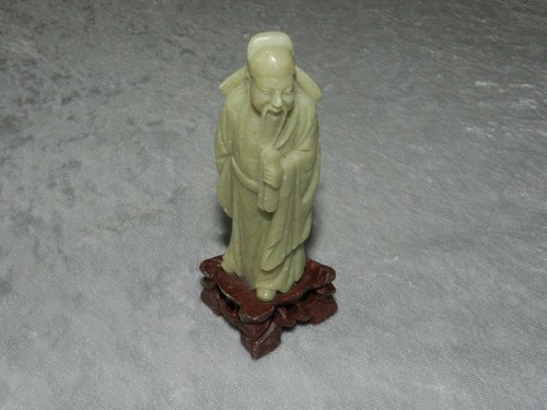 Ancienne statuette pierre - statuette, en