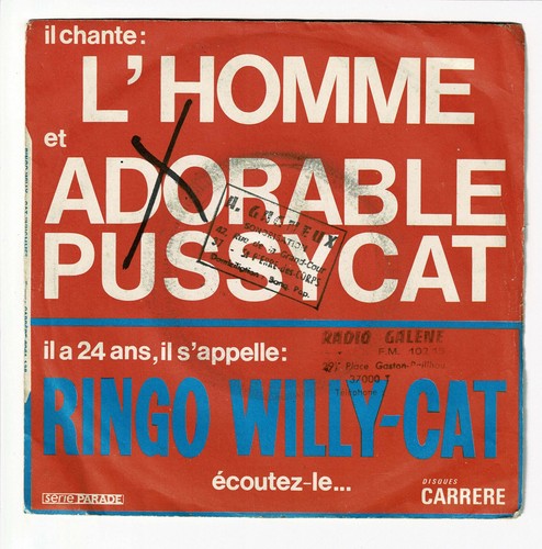 Ringo willy cat vinyle - ringo, willy-cat