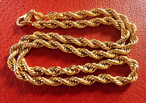 Bijou vintage collier - bijou, torsadé