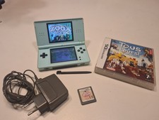 Console Nintendo DS Lite bleu turquoise fonctionnelle avec boite et notice