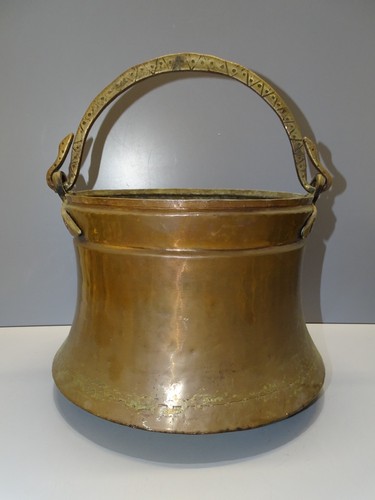 Ancien petit chaudron cuivre - -ancien,