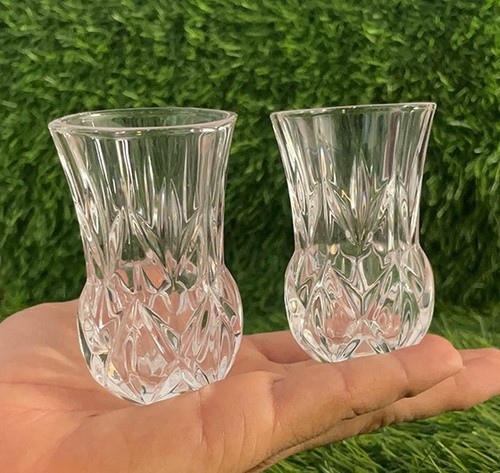 Paire vases verre - paire,