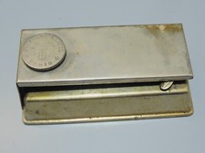 - ANCIEN FOURNEAU à ALCOOL MARCEL CUIVRE Nickelé pour fer à friser  Coiffeur  D