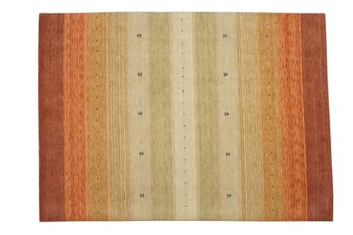 Tapis gabbeh rouge - or, beige