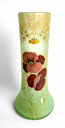 Vase art nouveau verre - vase,