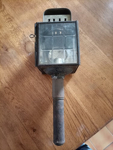 Lampe cheminot bougie - à,