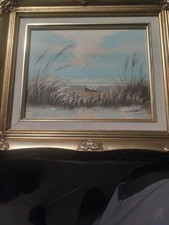 ancien tableau huile sur toile