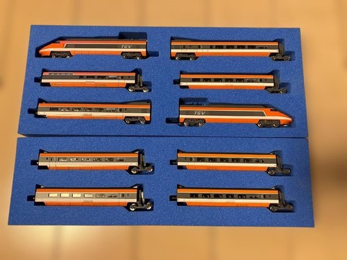 Kato ngauge tgv car 6 - ngauge, (6-car