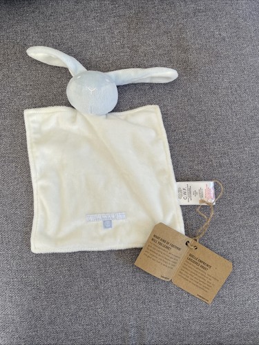 Doudou plat lapin - , bleu