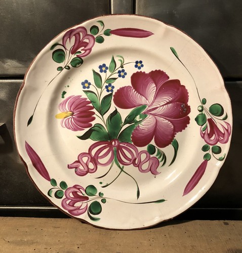 Assiette faïence luneville - assiette,