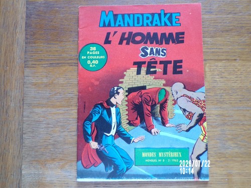 Mandrake magicien 8 - mandrake,