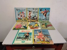 Lot De 8 Livres MARTINE  1954-1966