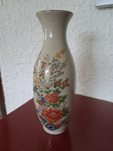Vase japonais décore fleurs - vase,