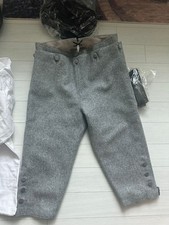 Culotte de cavalerie grise en laine