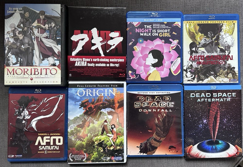 Anime blu ray dvd lot - dvd, x8