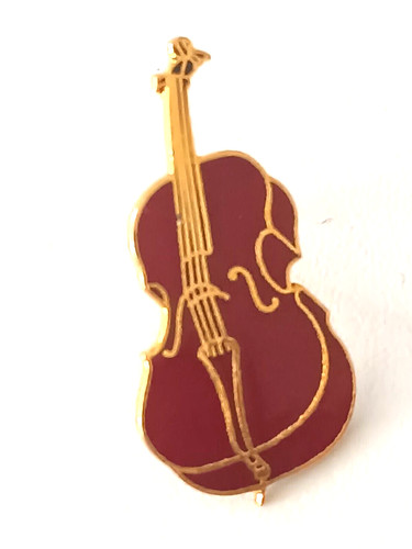 Pin violon rouge - pin's,