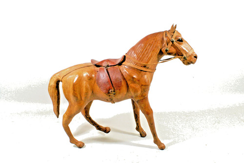 Cheval recouvert cuir - cheval, de