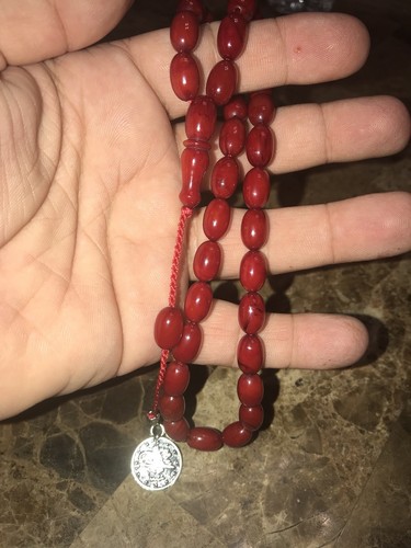 Amber misbaha prayer beads - misbaha,