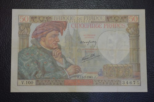 Francs jacques coeur 1941 - coeur,